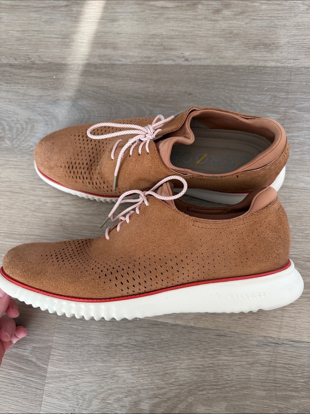 Cole Haan Ground zero Brown Suede Shoes size 10.5 - Picture 2 of 7